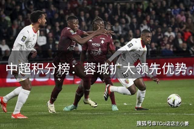 中超积分榜：蓉城扩大领先优势，玉昆升至次席
